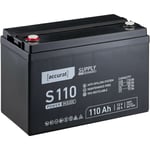 Supply S110 Batterie Décharge Lente 12V 110Ah agm Solaire au plomb 328 x 172 x 222 mm - Accurat
