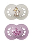 Mam Original 6-16M Latex Pink 2P Baby & Maternity Pacifiers & Accessories Pacifiers Multi/patterned MAM