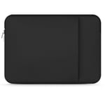 Tech-Protect MacBook / Laptop Neopren Sleeve 13-14&quot; (34 x 24.5 cm) med Ekstra Lomme - Svart