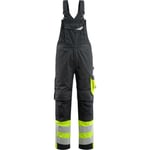 Maskotoverall 15669-860, High-Vis vid 1 svart/gul, storlek 82/C46