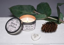 Botanical Mum in a Million Candle Tin Fresh Cotton White Candle Mothers Day Gift