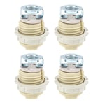 4 st E12-sockel G9-lamphållare G9-kronlampahållare Lampsockel Ersättningslampa Glödlampa Pluggadapter G9 Keramisk lamphållare