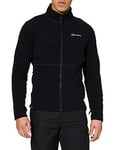 Berghaus Men's Prism Micro InterActive Polartec Fleece Jacket, Added Warmth, Extra Comfortable, Black, M