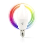 Nedis Wifi Smart Led-lampa | Fullfärg Och Varmvitt E14