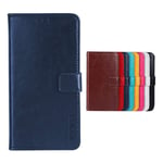 Case for OPPO Realme X50 5G Case Wallet Faux Leather Flip Case Card Slots Secure Magnetic Closure Lock Faux Leather Case Cover for OPPO Realme X50 5G(Dark blue)