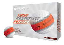 TaylorMade Golf Tour Response Stripe Ball Orange Dozen