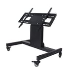 TV mount,Table Top TV Stand TV Rack Mobile Floor Stand Advertising Screen Conference Cart With Wheels Universal(Size:A)