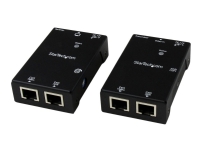 StarTech.com HDMI Over CAT5e / CAT6 Extender with Power Over Cable - 165 ft (50m) HDMI Video/Audio Over Dual Ethernet Cable Extender (ST121SHD50) - Förlängd räckvidd för audio/video - över CAT 5e/6 - upp till 50 m - för P/N: ST128HDMI2, SVA12M2NEUA, SVA12M5NA, VIDWALLMNT