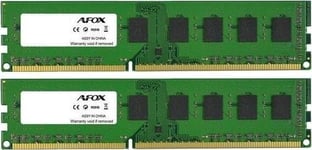 Afox Green 2x8GB DDR3 1600MHZ UDIMM AFLD316BK1LD