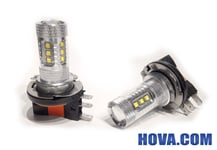 LED Lampa Dimljus H15 80W Epistar & Cree Xenonvit 5002715EC
