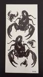 Tillfällig Tatuering 19 x 9cm - skorpion