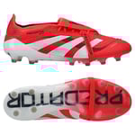 adidas Predator Elite Fold-over Tongue Ag Pure Victory - Lucid Red/vit/svart - Konstgräs (Ag), storlek 36