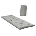 Inside75 Lit futon standard BED IN A BAG couleur gris