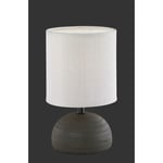 Trio Lighting - Lampe de table lumineuse 40 w peak small e14 couleur ce'ramique marronne materielle r50351026