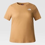 The North Face Women's Plus Size Simple Dome T-Shirt Almond Butter (7QZI I0J)