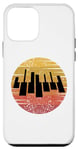 Coque pour iPhone 12 mini Clavier de piano rétro pour les pianistes classiques