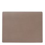 LIND dna - Leather Serene rectangle bordbrikke 26x34 cm mole grey