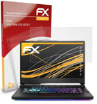 atFoliX 2x Screen Protection Film for Asus ROG Strix G15 G512LI matt&shockproof