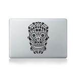 Day of the Dead Floral Skull Vinyl Sticker by Matthew Britton for Macbook (13/15), Laptop, Guitar, Car or Window