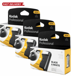 Kodak Professional 400TX B&W Single Use Camera (27 Exp) - 3 pack