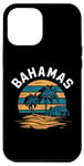 Coque pour iPhone 14 Pro Max « BAHAMAS » Retro Sunset Vacation Ready