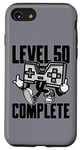 Coque pour iPhone SE (2020) / 7 / 8 Level 50 Complete Tenue de jeu pour le 50ème anniversaire 50