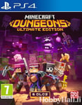 PlayStation4-peli Minecraft Dungeons Ultimate Edition.