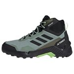 adidas Men's Eastrail 2.0 Mid RAIN.RDY Waterproof Hiking Shoes Sneaker, Silver Green/Core Black/Green Spark, 12 UK