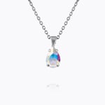Caroline Svedbom Petite Drop Halsband / Aurore Boreale (Rhodium)