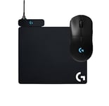 Logitech G Pro Wireless Gaming Mouse & Powerplay Tapis de Souris Gaming avec Système de Charge sans Fil (pour Souris Logitech G903 et G703)