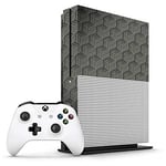 Xbox One S Dark Wood Geometric Parquet Console Skin/Cover/Wrap for Microsoft Xbox One S