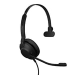 Jabra Evolve2 30 SE Micro-casque filaire mono à réduction de bruit avec technologie d’appel à 2 microphones et câble USB-C - Certifié MS Teams, compatible avec toutes les autres plateformes - Noir