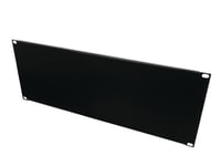 OMNITRONIC Front Panel Z-19U-shaped steel black 4U, Omnitronic Frontpanel Z-19u-formad stål svart 4U