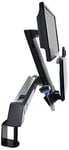 SV SIT STAND COMBO ARM NO WORKSURFACE POLISHED, M481249