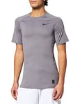 Nike Breathe Pro Men's Short-Sleeve Top , Gunsmoke/Vast Grey/Black, 2X-Large