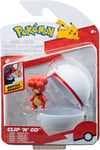 Pokemon Clip 'N' Go - Magby and Premier Ball