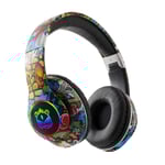 Trådlöst headset blixtljus hörlurar för barn Black