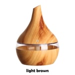 Wood Grain Humidifier Air Purifier Aroma Diffuser Light Brown