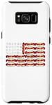 Coque pour Galaxy S8+ Hot Dog Drapeau américain 4 juillet patriotique été barbecue drôle
