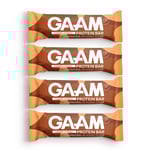 4 X Gaam Protein Bar 45 G Caramel &amp; Peanut