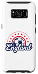 Coque pour Galaxy S8 Ballon de football Euro Star Angleterre