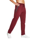Tansozer Pantalon Jogging Homme Pantalon Survetement Homme Coton Sport Bas de Jogging Homme Pantalon Sudation Jogger Training Pants Pantalon Running Homme Rouge M