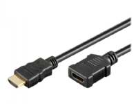MicroConnect - Ultra High Speed - HDMI-förlängningskabel - HDMI hane till HDMI hona - 1.5 m - svart - 4K60 Hz (4096 x 2160) stöd, Audio Return Channel (ARC)