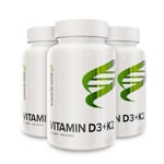 Body Science Wellness Series Vitamin D & K - 3 x 100 kapslar D3+K2 Vitaminer