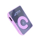 Kurphy Mini Mirror Clip MP3 Player Portable Fashion Sport USB Digital Music Player Micro SD TF Card Media Player