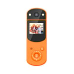 Yagri D2 Mini Cam&eacute;ra DV Portable Appareil Photo Num&eacute;rique Lecteur MP3 Enregistreur Vid&eacute;o de Voiture 1080P Cam&eacute;ra de Prise de Vue de Nuit Mini Cam&eacute;ra Num&eacute;rique(Orange)