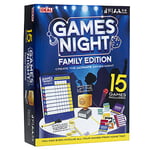 IDEAL | Games Night - Family Edition: Create the ultimate game night with 15 games included! | Family Games | For 2-8 Players | Ages 7+
