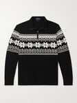 Polo Ralph Lauren Snowflake Sweatshirt Estate Rib 1/4 Zip Jumper Size S RRP £179