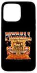 Pinball Arcade Game Flames Style années 90 Bootleg Coque pour iPhone 15 Pro Max
