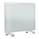 Portable Radiator Electric Frost Glass Panel 1K Heater Free Standing Wall Mount